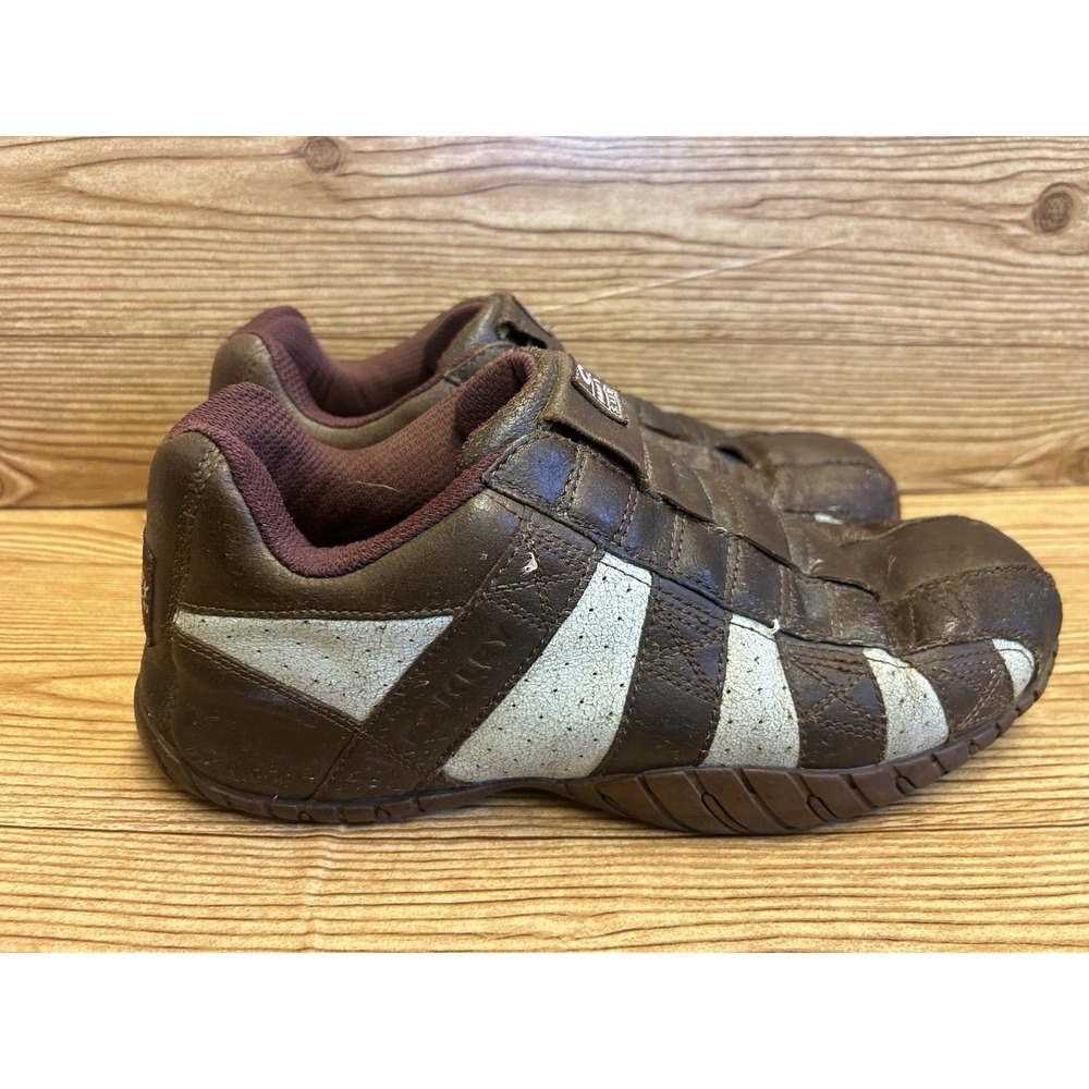 OAKLEY Tactical Field Gear Shoes Brown White Leather Men's US 10 Vintage‎ *read*